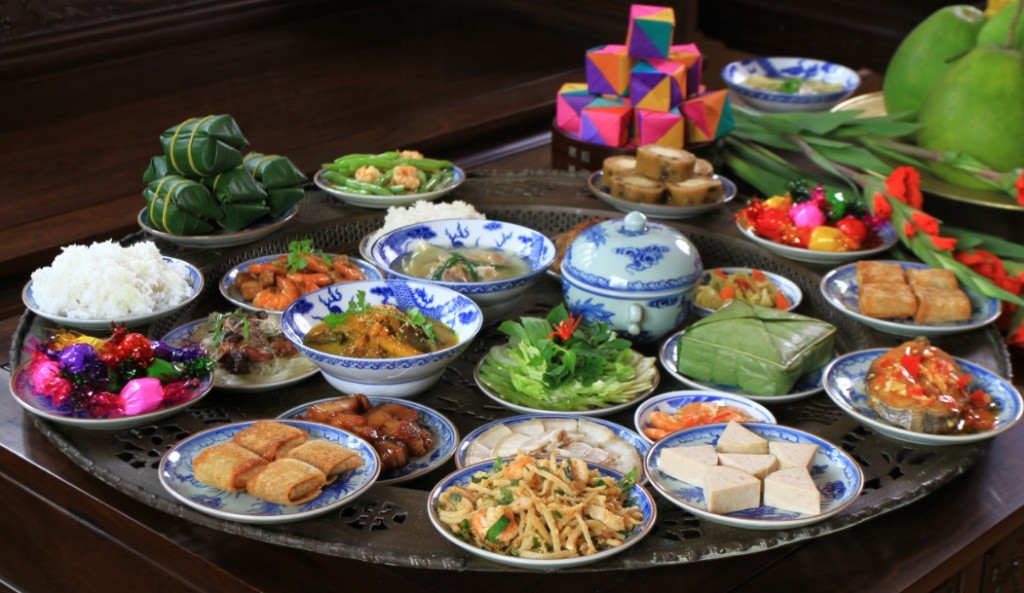 piatti vietnamiti durante il Tet