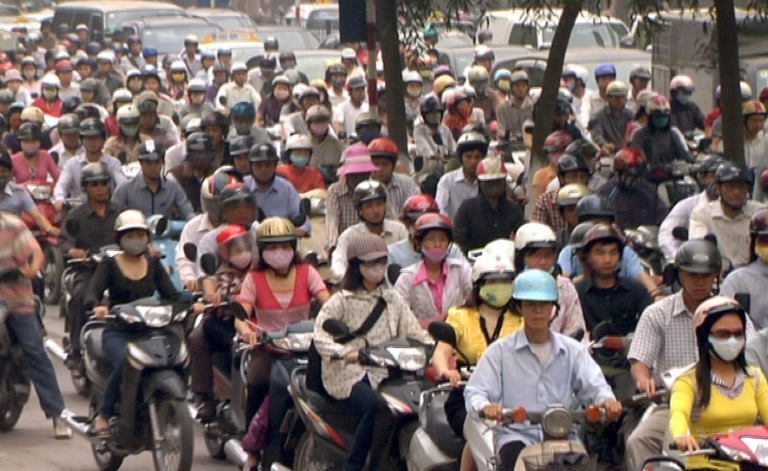 traffico in Vietnam