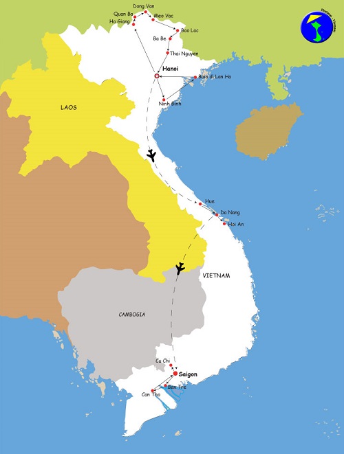 mappa-del-tour-18-giorni-vietnam