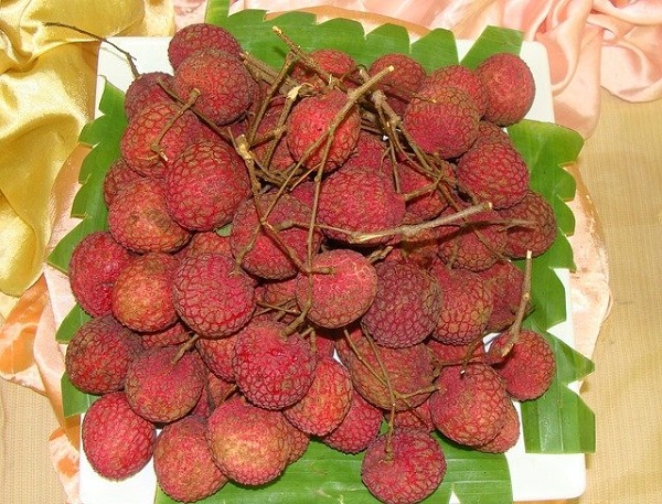 Frutti esotici litchi dal vietnam